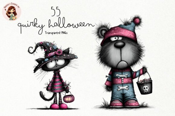 Download Quirky Halloween PNG Clipart Bundle - Halloween png Collection